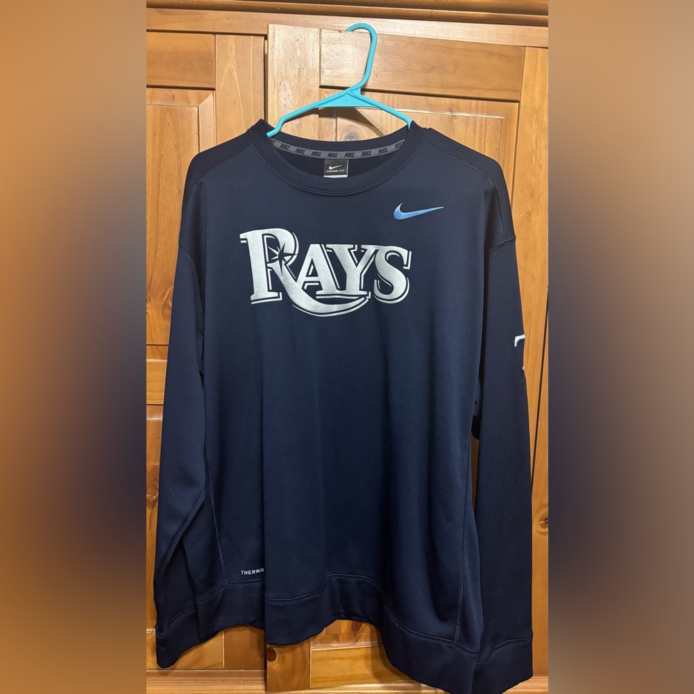 Nike Navy Therma-FIT Pullover Sweatshirt